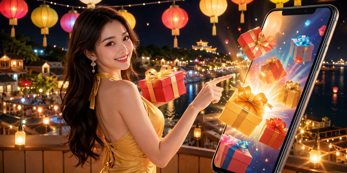 Người dùng Huế trải nghiệm ứng dụng casino tại chợ đêm sôi động