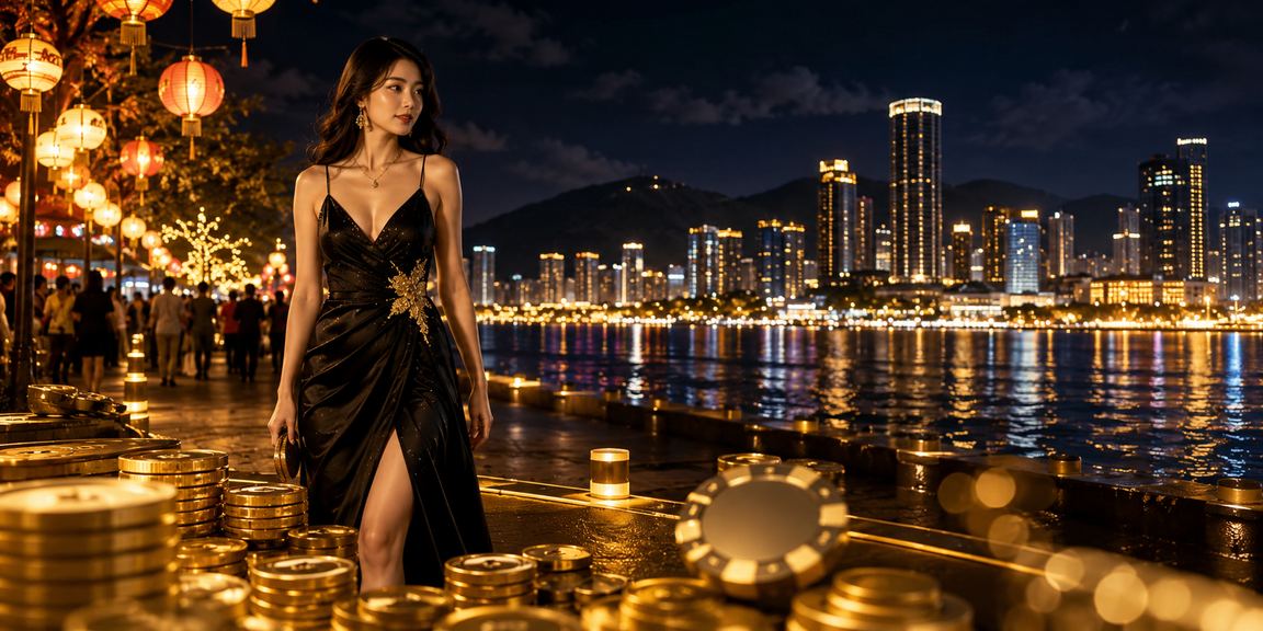 Người chơi thưởng thức trò chơi bài tại chợ đêm Quy Nhơn