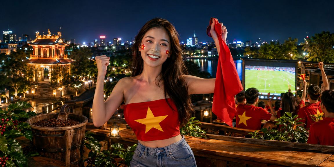 Khung cảnh buổi tối với trò chơi casino và cá cược đang diễn ra sôi nổi tại Việt Nam
